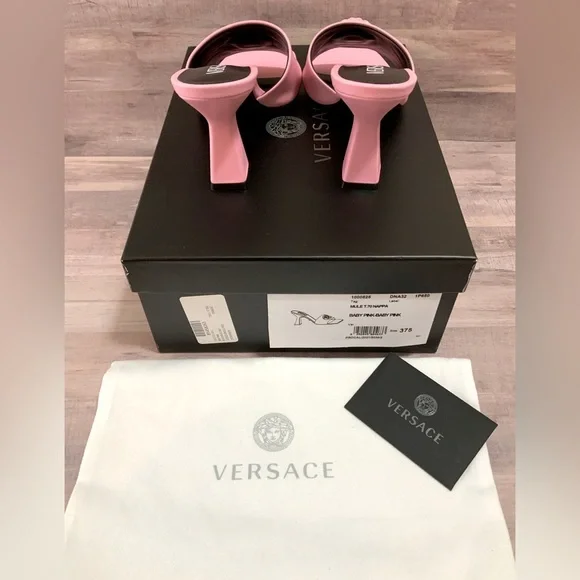 AUTHENTIC Versace Medusa Heeled Sandal